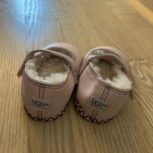 UGG Soft Pink Baby Slippers